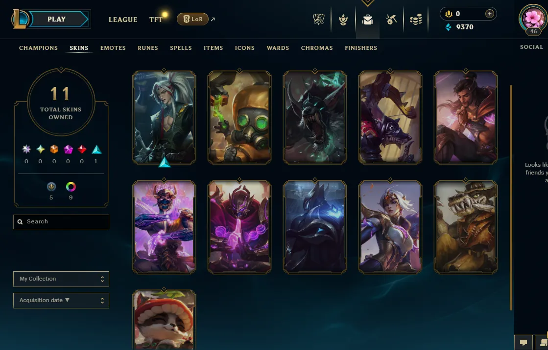 🏆 EUNE ⭐ Season 15 ⚡ Platinum 2 ⚡ 54% Win Rate 🎉 11 Skins 🚀 78 Champions ✅ Safe Account ✅ Full Access 🚚 Instant Delivery